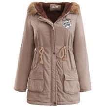 Load image into Gallery viewer, 2019 basic winter coat women oversize warm hooded jacket