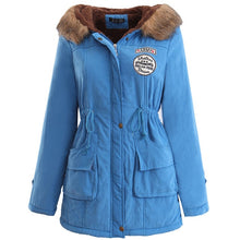 Load image into Gallery viewer, 2019 basic winter coat women oversize warm hooded jacket