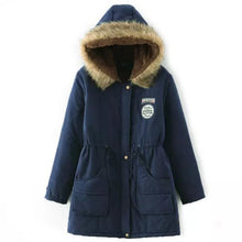 Load image into Gallery viewer, 2019 basic winter coat women oversize warm hooded jacket